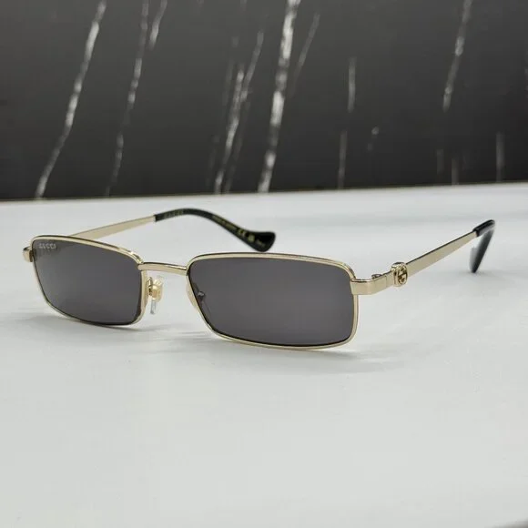 NEW GUCCI GG1600S 001 GOLD/GRAY WOMEN SUNGLASSES GUCCI display picture 2